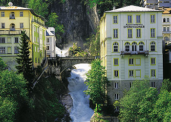Bad Gastein legnagyobb nevezetessége a vízesés